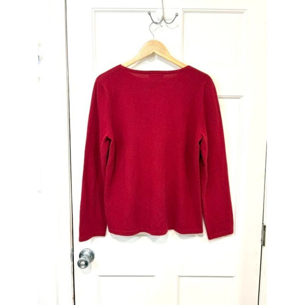 Lauren Ralph Lauren Flying Ducks Sweater Women's XL Merino Wool Angora Cashmere - Picture 8 of 12